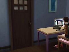 My Mom Have A Birthday Surprise For Me She offer Me A Cake And First Time I See And A Fuck A Pussy