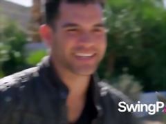 Swingers break ice with full swap group party
